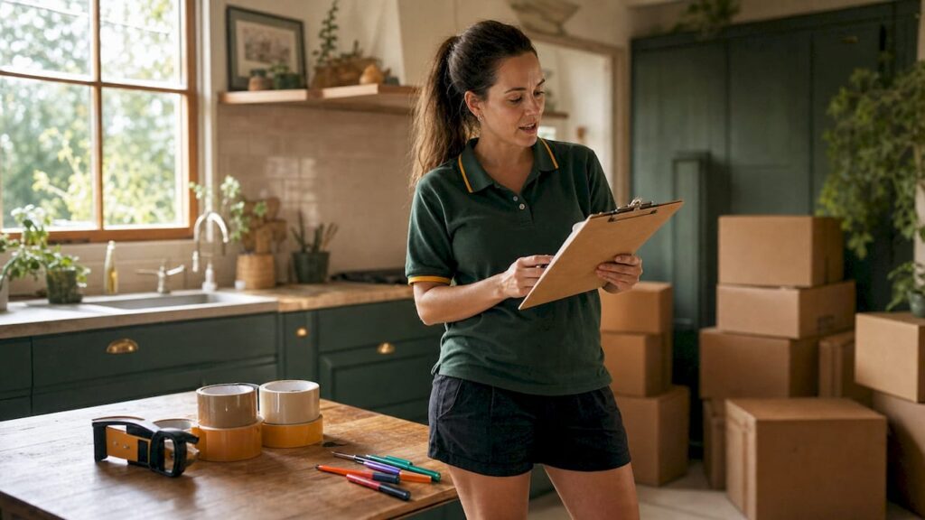 Moving coordinator planning door to door service