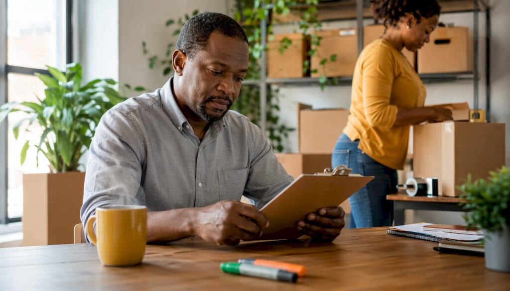 IT professional planning equipment move in data center