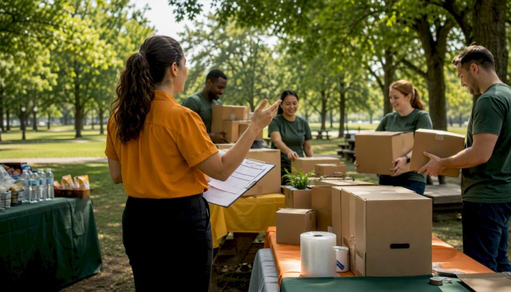 Project coordinator managing office move tasks